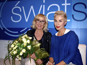 Agata Młynarska i dr Barbara Walkiewicz-Cyrańska Fot. SLDE