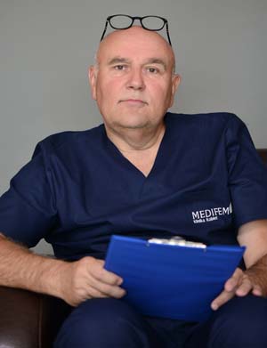 dr n. med. Andrzej Barwijuk, lekarz Kliniki Kobiet Medifem, prezes Polskiego Towarzystwa Ginekologii Plastycznej
