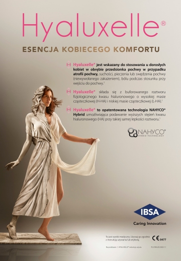 menopauza HYALUXELLE_Reklama baner IBSA PHARMA