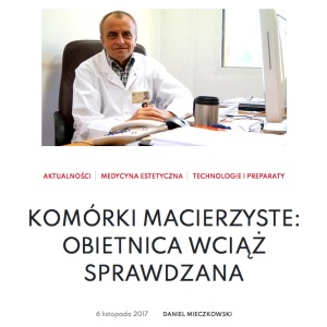 Artykuł: "Komórki macierzyste: obietnica wciąż sprawdzana" wykorzystany w RRe2023