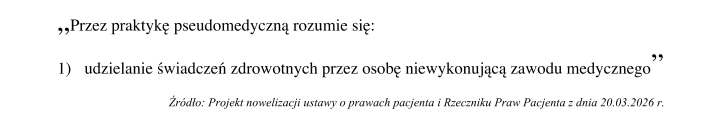 Lex szarlatan definicja pseudomedycznego Fot Rynek estetyczny
