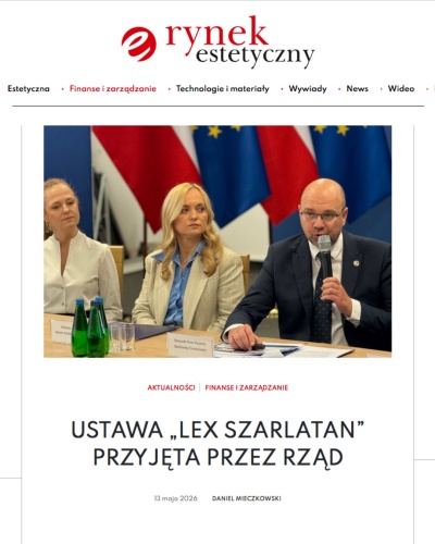 Lex szarlatan konferencja MZ Fot Rynek estetyczny