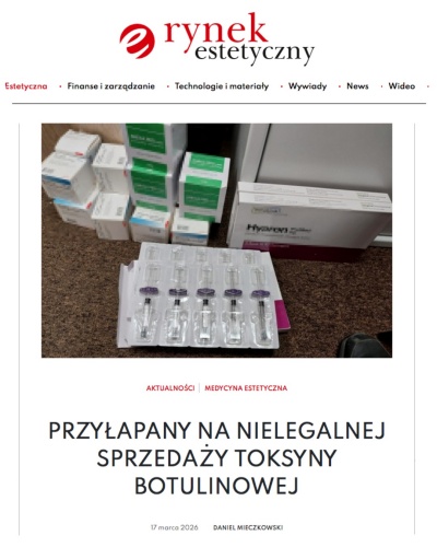Nielegalna sprzedaz toksyna botulinowa www Fot Rynek estetyczny