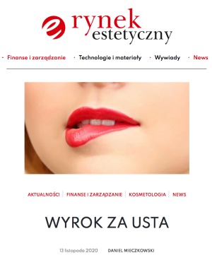 Powiększanie ust wyrok za usta Fot Rynek estetyczny