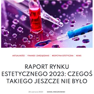 RRe2023 Raport Rynku estetycznego 2023