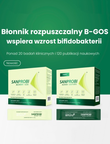 SANPROBI błonnik B-GOS grafika Fot Sanprobi