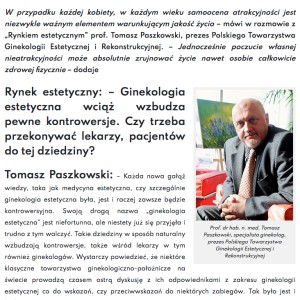 Tomasz paszkowski Tomasz Basta ginekologia Fot Rynek estetyczny