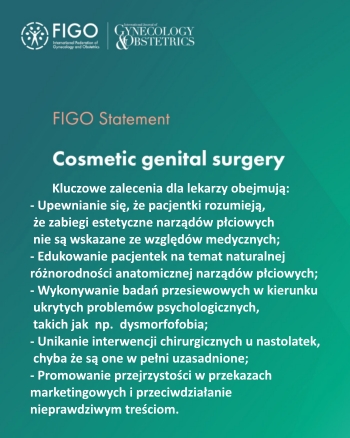 estetyczna chirurgia narządów płciowych FIGO www Fot FIGO