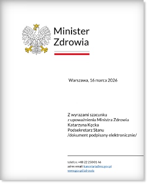 medycyna estetyczno-naprawcza odpowiedz MZ baner