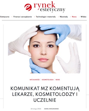 zawod kosmetologa rozporzadzenie MZ Fot Rynek estetyczny